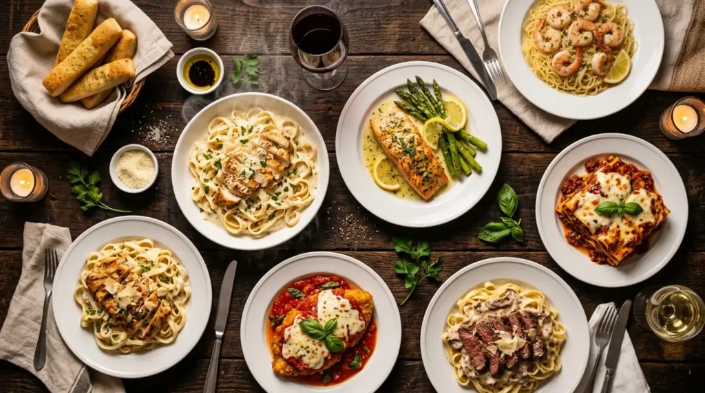 Olive Garden Classic Entrees Menu