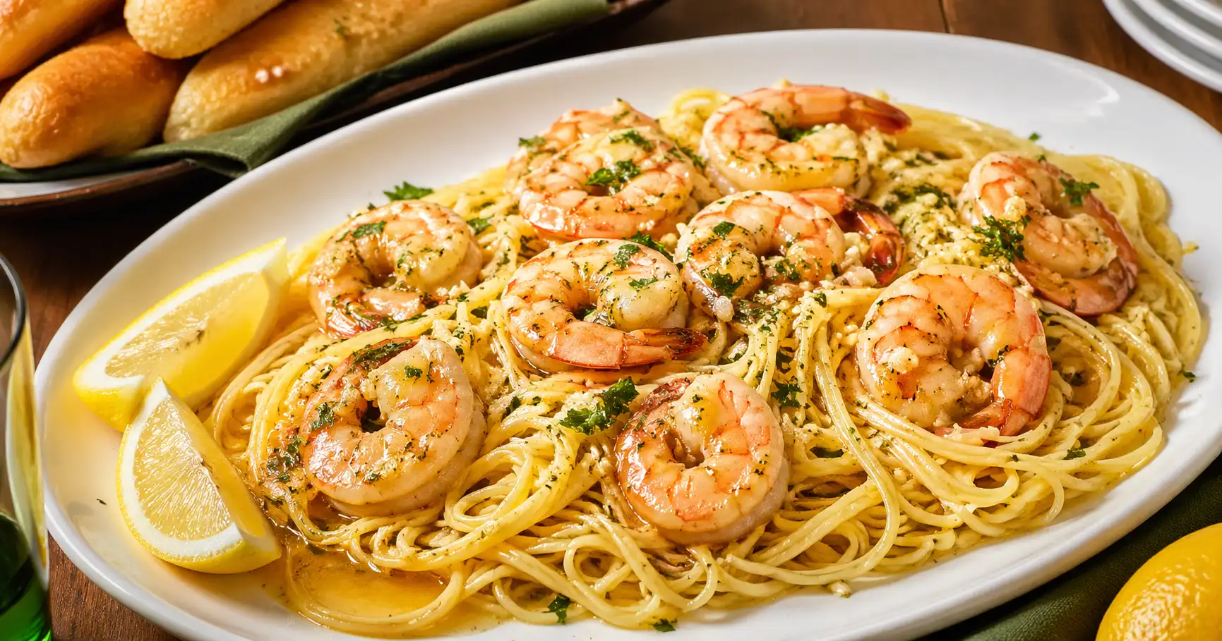 Olive Garden Shrimp Scampi