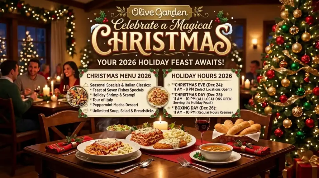 Olive Garden Christmas 2026
