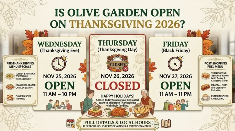 Olive Garden Thanksgiving 2026