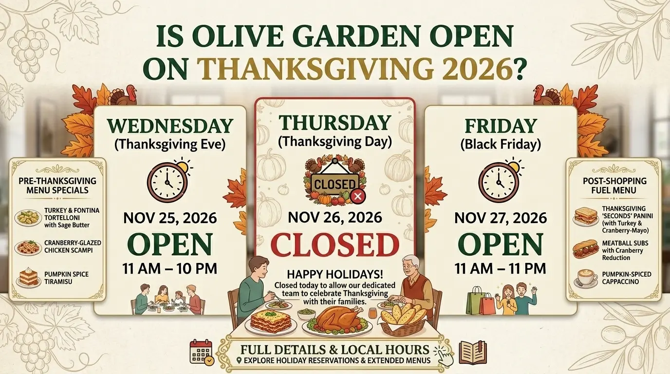 Olive Garden Thanksgiving 2026